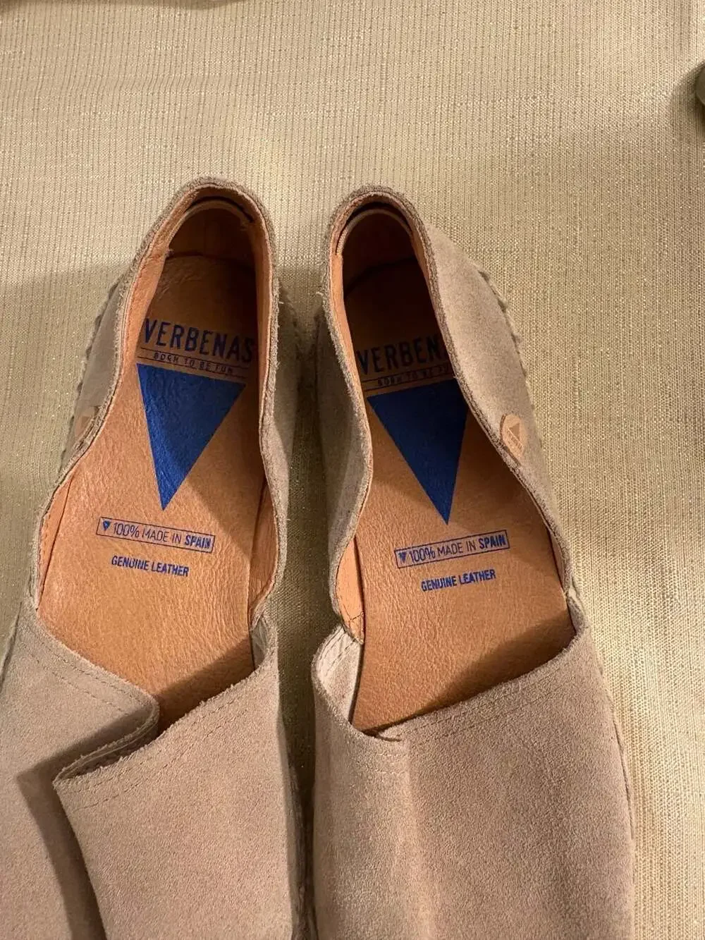 Verbenas Suede Leather Espadrilles
